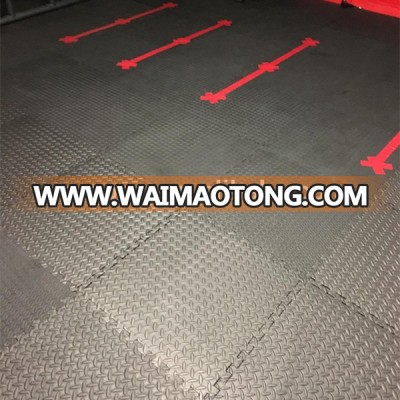 Interlocking Fitness gym equipment protective floor mat